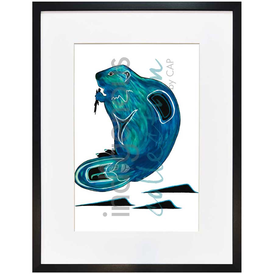 Beaver by artist Diane Levesque - Kwakwaka'wakw. Indigenous Collection