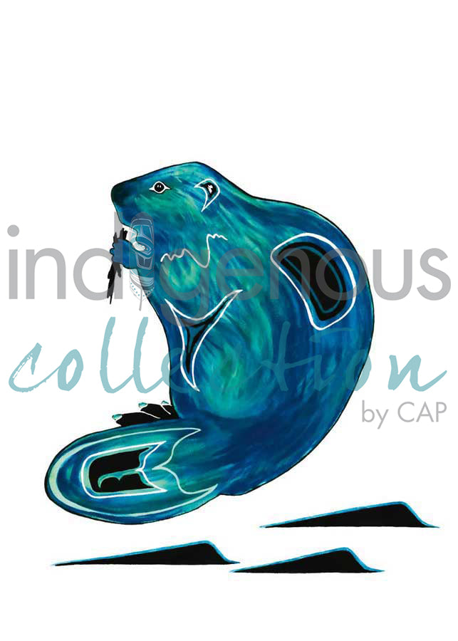 Beaver by artist Diane Levesque