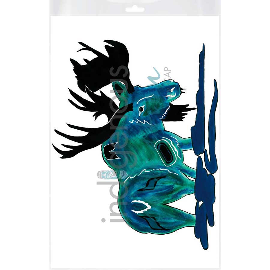 Moose by artist Diane Levesque - Kwakwaka'wakw. Indigenous Collection