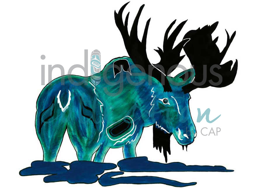 Moose by artist Diane Levesque