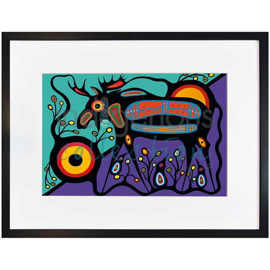 Respect by artist Frank Polson - Algonquin. Indigenous Collection