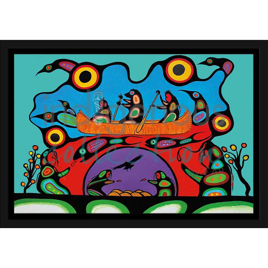 Migration by artist Frank Polson - Algonquin. Indigenous Collection