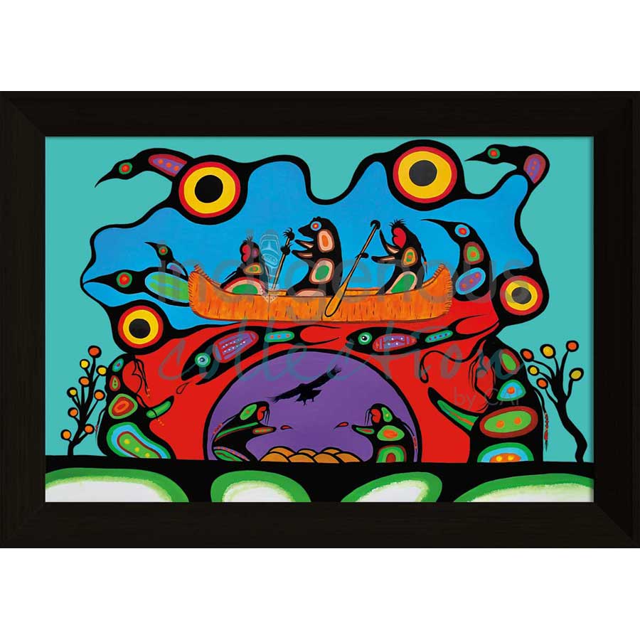 Migration by artist Frank Polson - Algonquin. Indigenous Collection