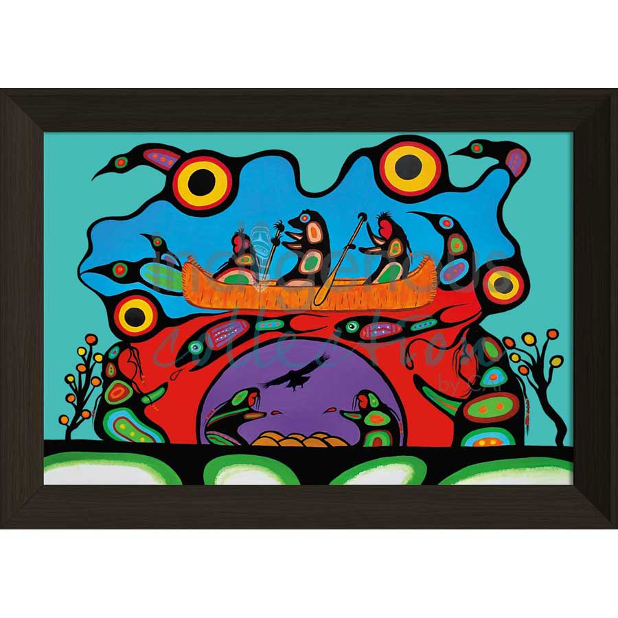 Migration by artist Frank Polson - Algonquin. Indigenous Collection