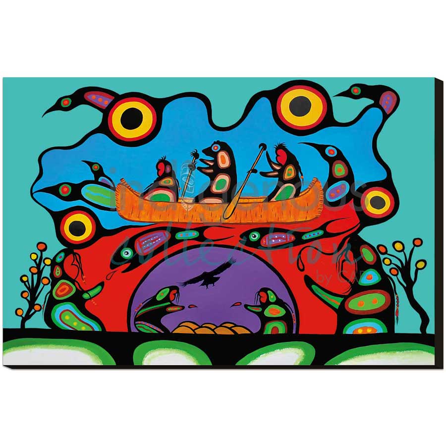 Migration by artist Frank Polson - Algonquin. Indigenous Collection