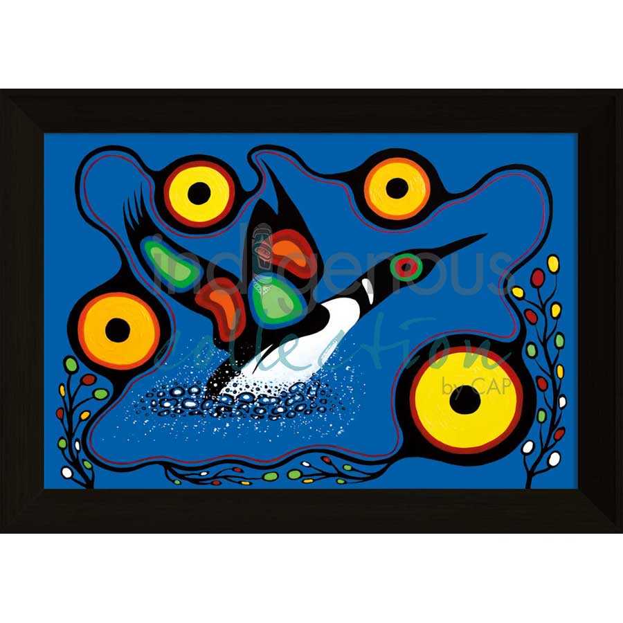 Taking Flight by artist Frank Polson - Algonquin. Indigenous Collection