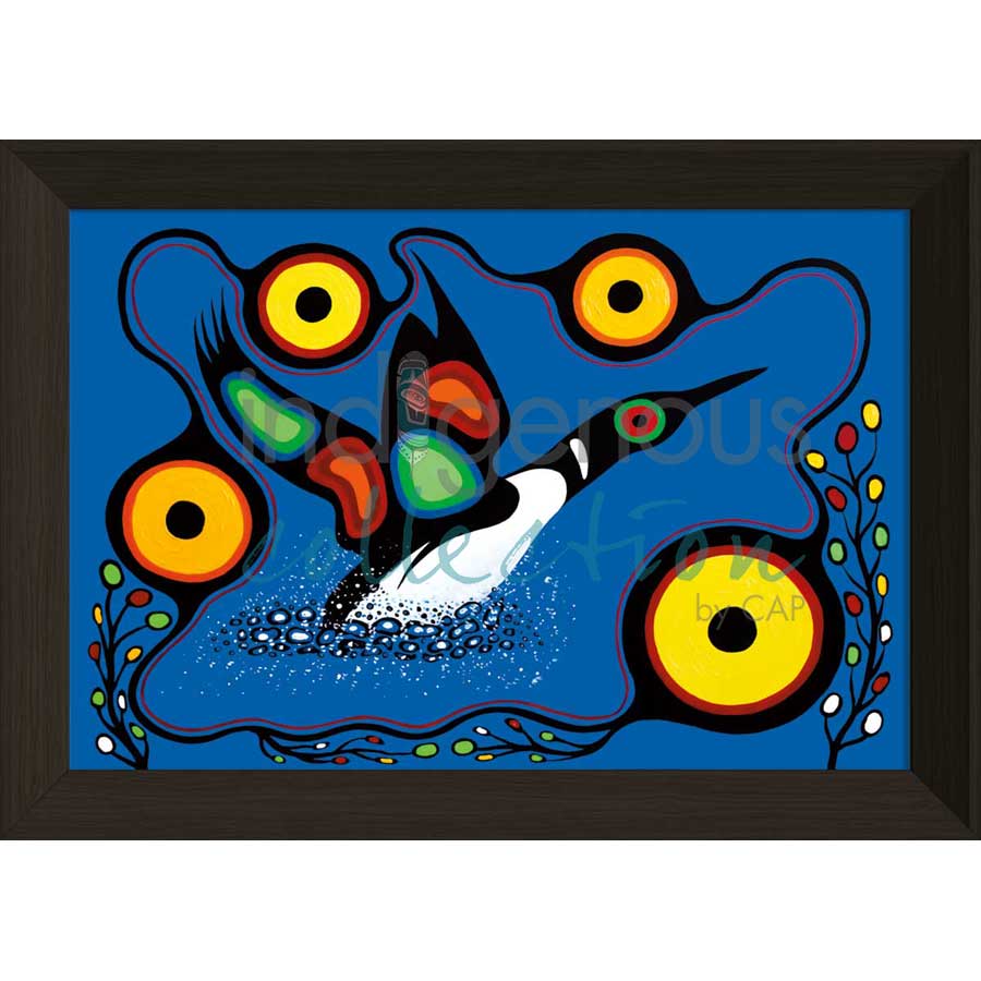 Taking Flight by artist Frank Polson - Algonquin. Indigenous Collection