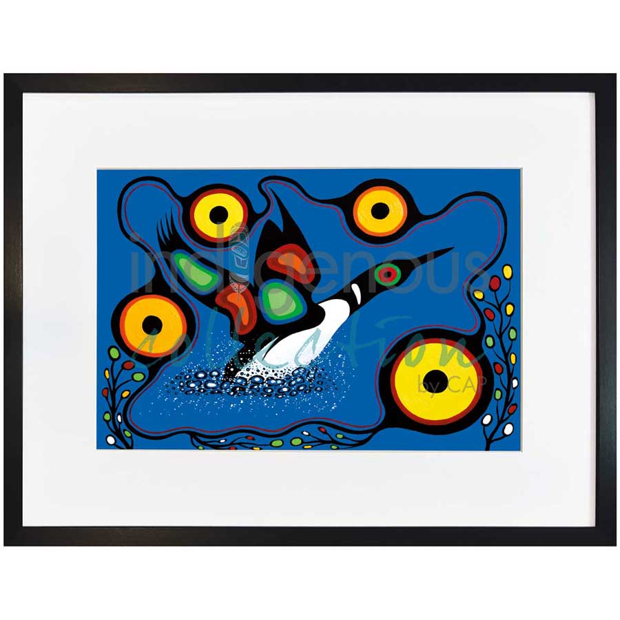 Taking Flight by artist Frank Polson - Algonquin. Indigenous Collection