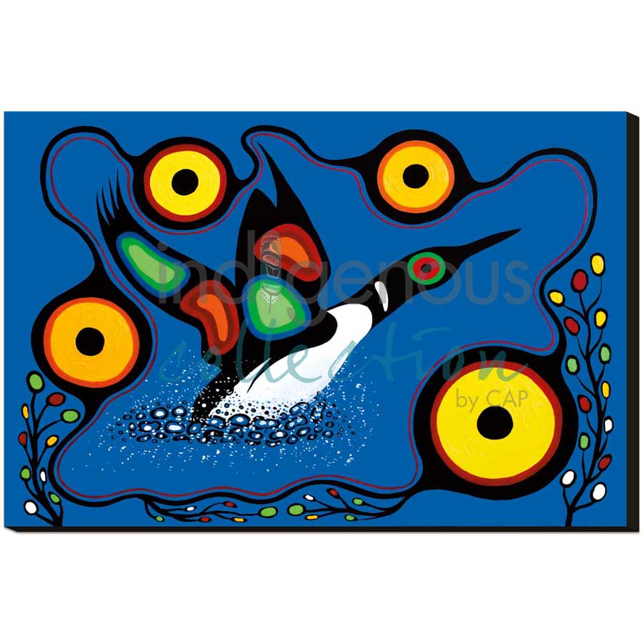 Taking Flight by artist Frank Polson - Algonquin. Indigenous Collection