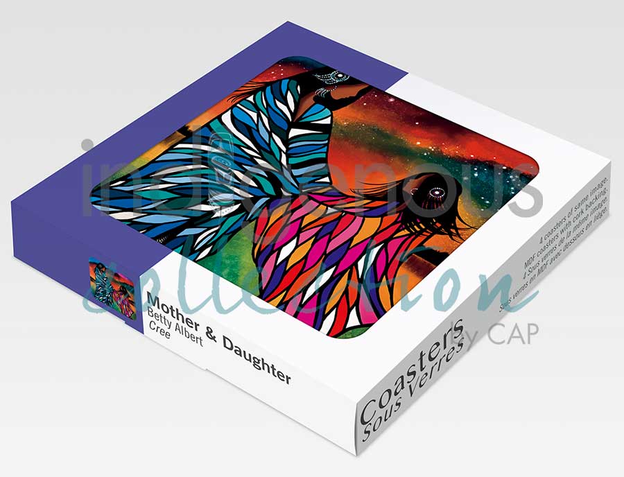 Mother & Daughter Coaster by artist Betty Albert
