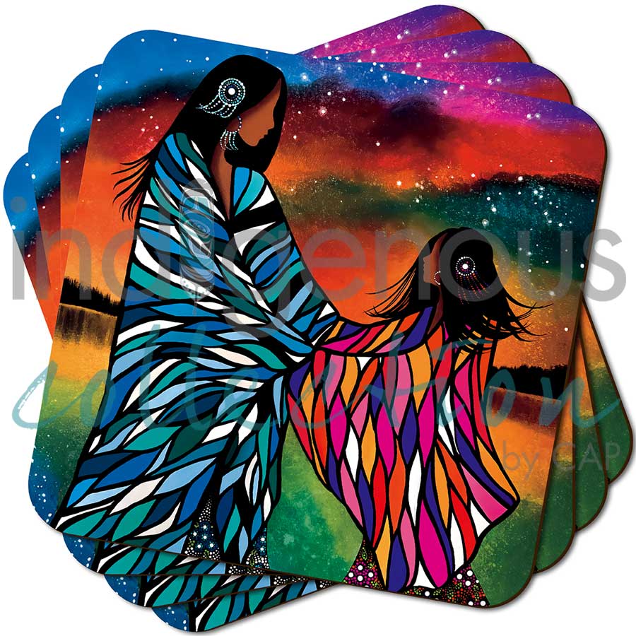 Mother & Daughter Coaster by artist Betty Albert