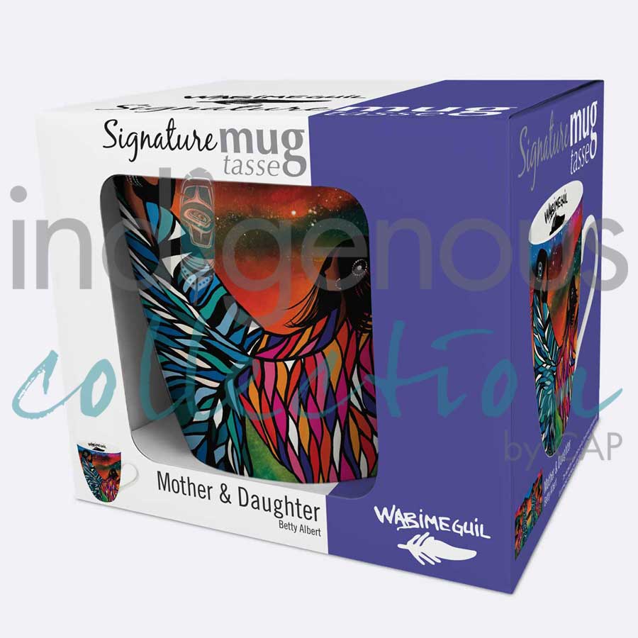 Mother & Daughter 18 oz. Signature Mug by artist Betty Albert