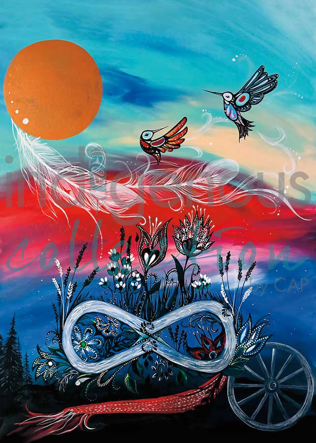 Métis Pride by artist Karen Erickson