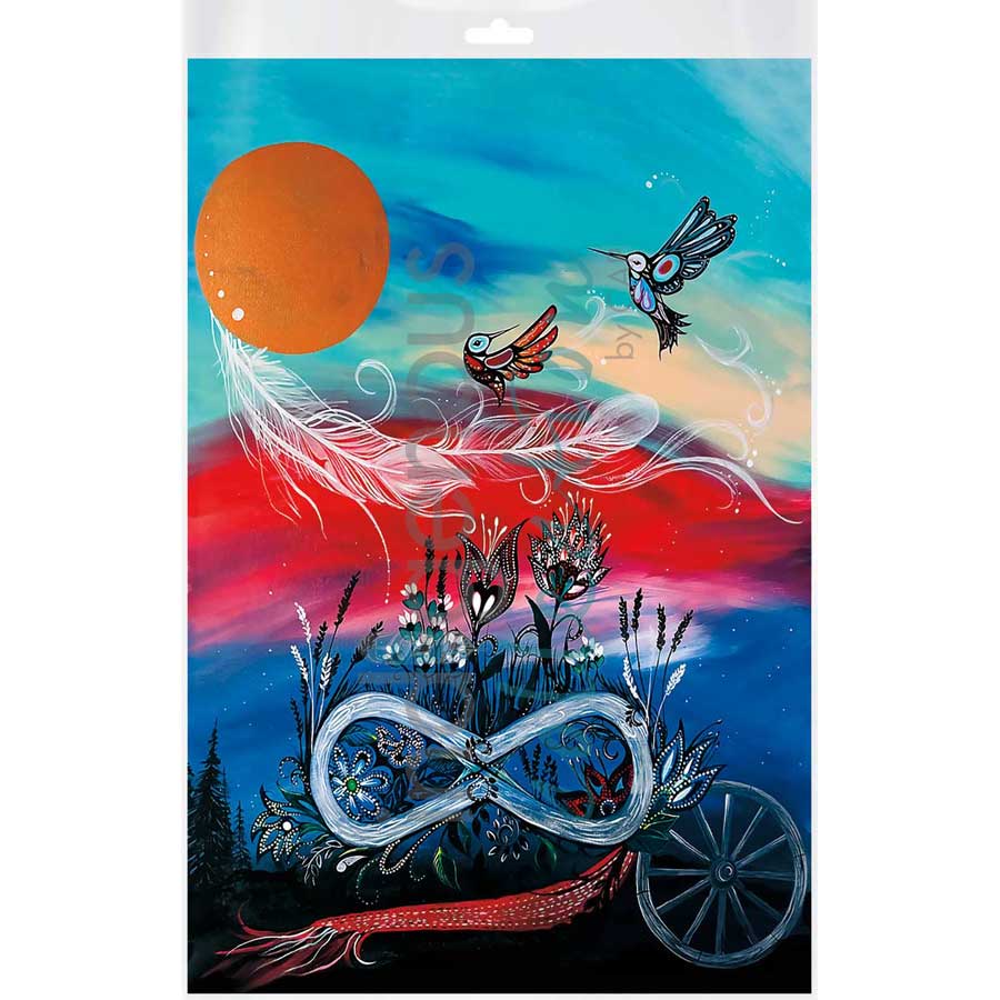 Métis Pride by artist Karen Erickson - Métis/Cree. Indigenous Collection