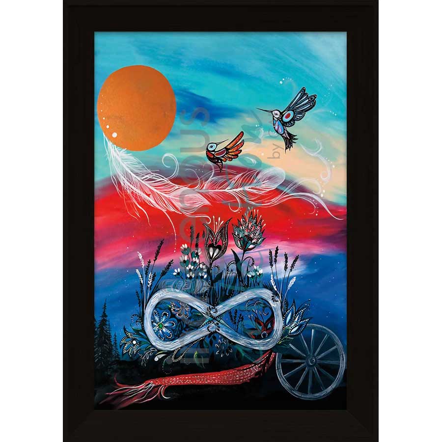 Metis Pride Framed and Drymount
