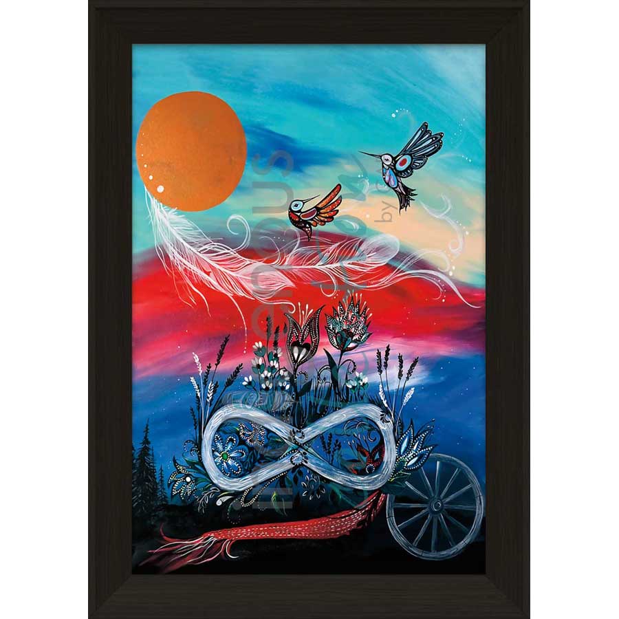 Metis Pride Framed and Drymount