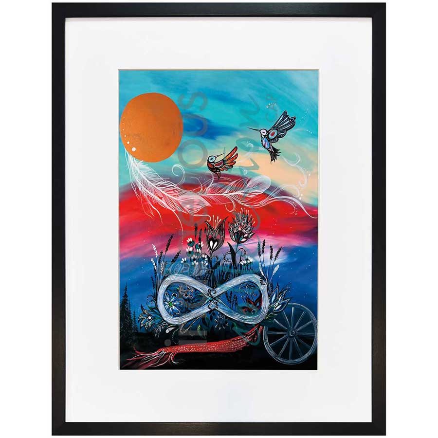 Metis Pride by artist Karen Erickson - Métis/Cree. Indigenous Collection