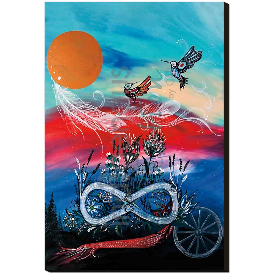 Métis Pride by artist Karen Erickson - Métis/Cree. Indigenous Collection