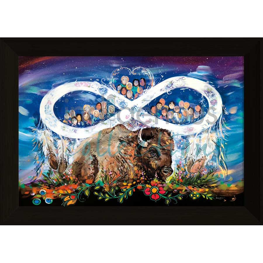Métis People by artist Carla Joseph - Métis/Cree. Indigenous Collection