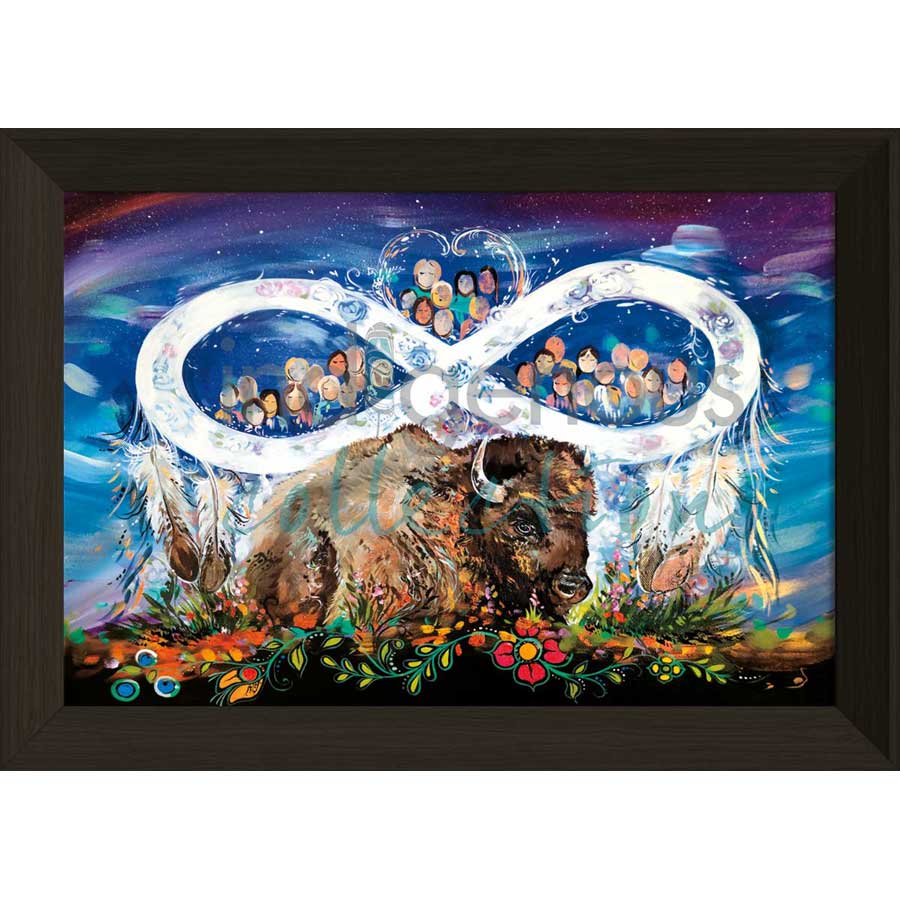 Métis People by artist Carla Joseph - Métis/Cree. Indigenous Collection