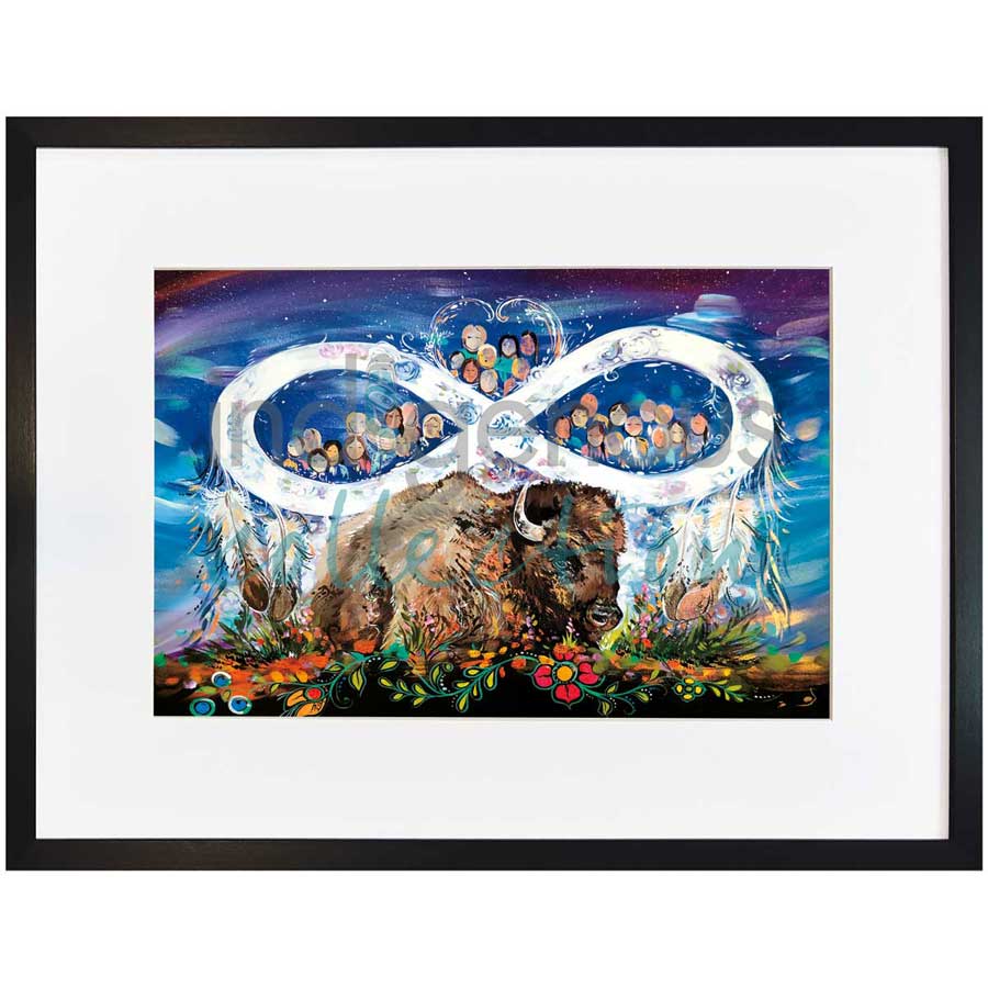 Métis People by artist Carla Joseph - Métis/Cree. Indigenous Collection