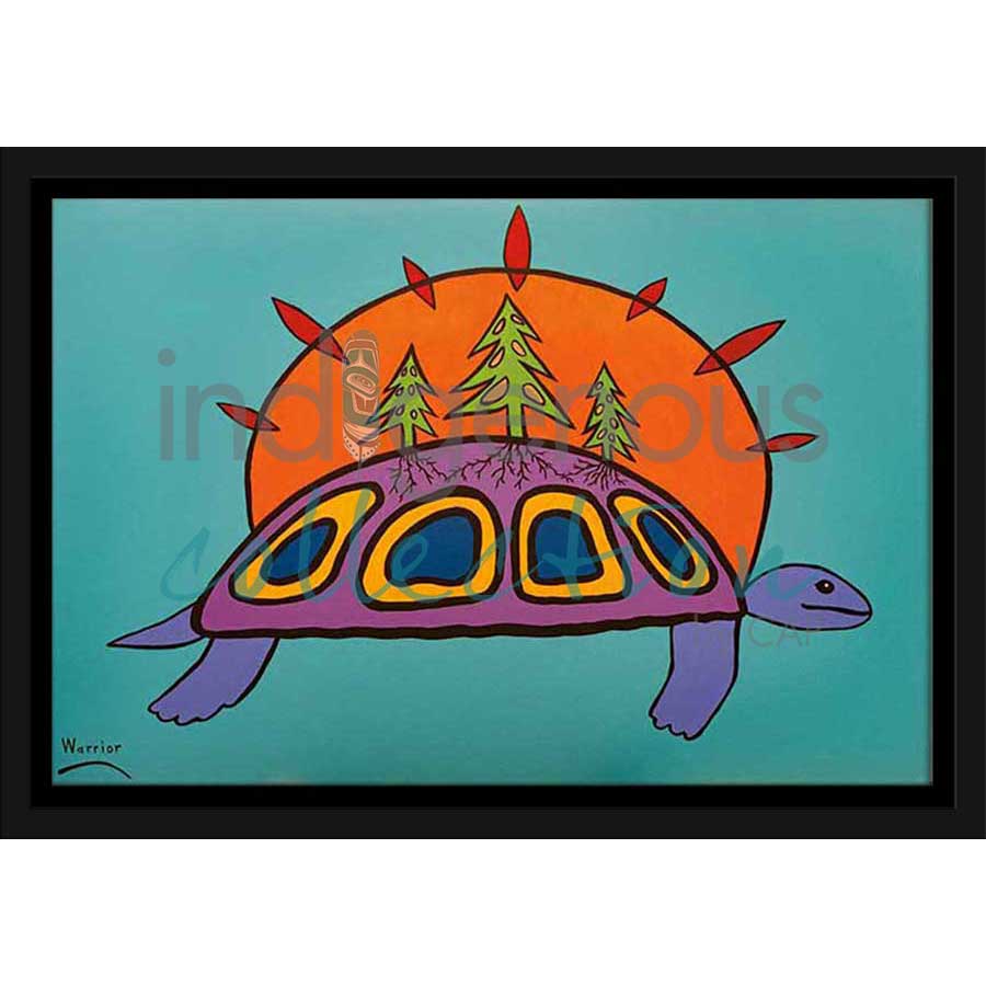 Turtle Island by artist Lorne Julien - Mi'kmaq. Indigenous Collection