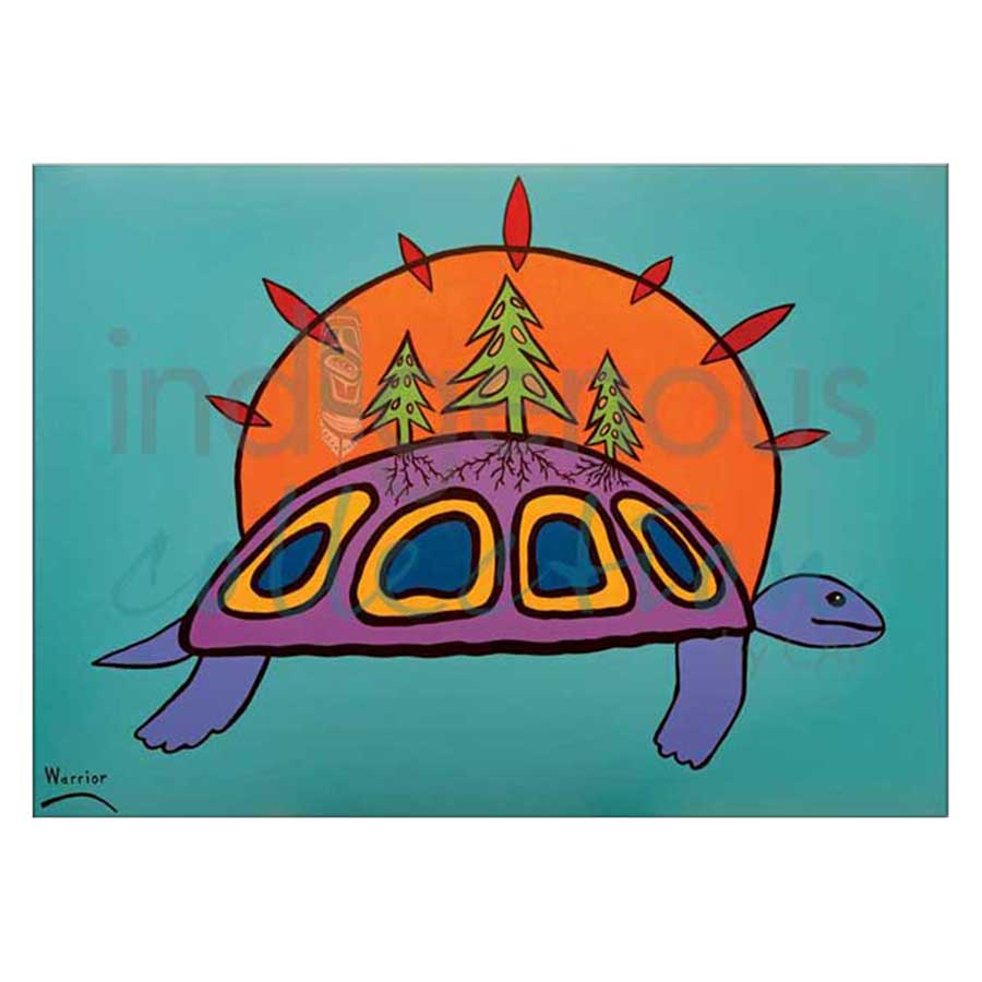 Turtle Island Canvas Prints