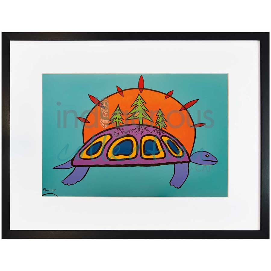 Turtle Island by artist Lorne Julien - Mi'kmaq. Indigenous Collection