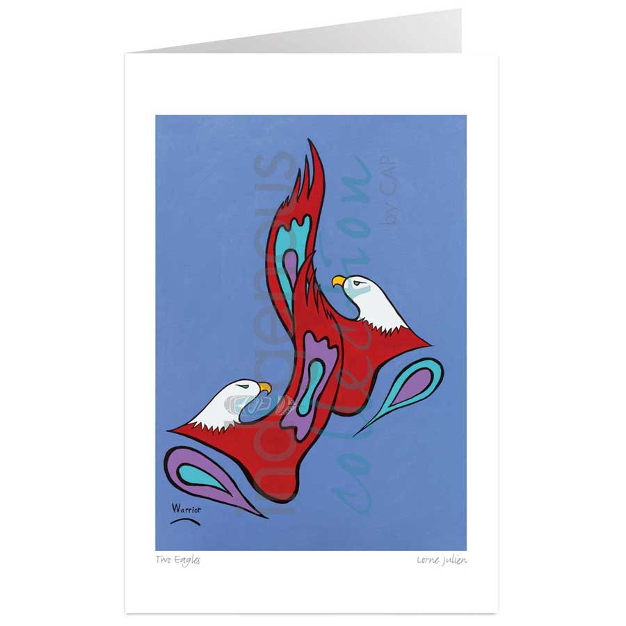 Two Eagles by artist Lorne Julien