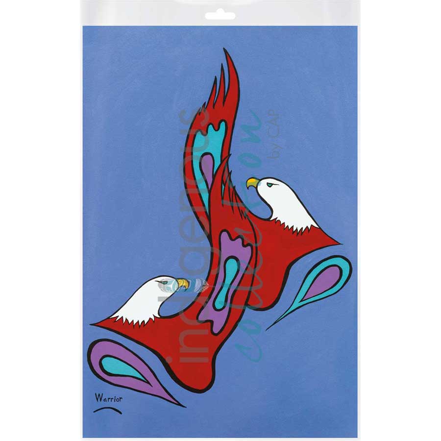 Two Eagles by artist Lorne Julien - Mi'kmaq. Indigenous Collection
