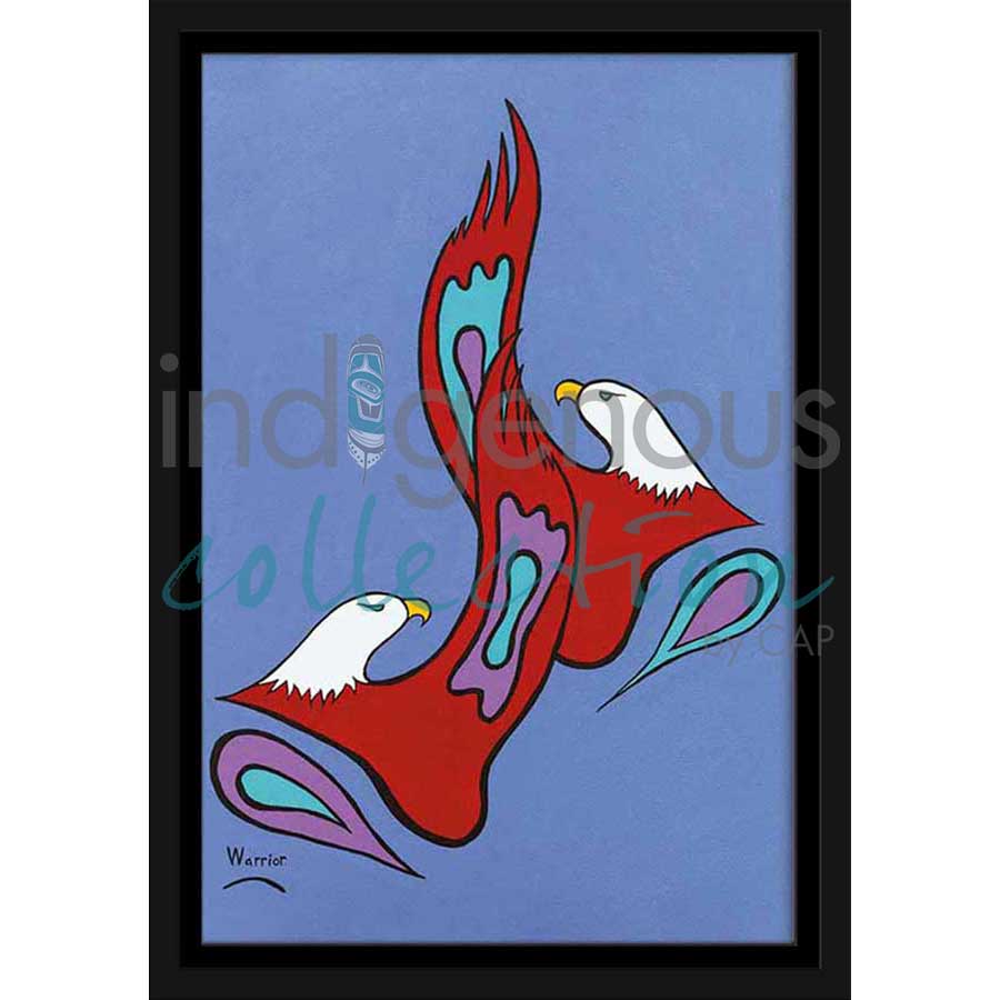 Two Eagles by artist Lorne Julien - Mi'kmaq. Indigenous Collection