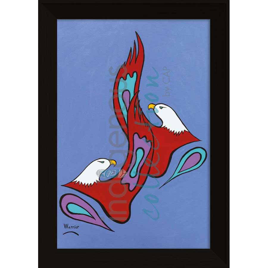 Two Eagles by artist Lorne Julien - Mi'kmaq. Indigenous Collection