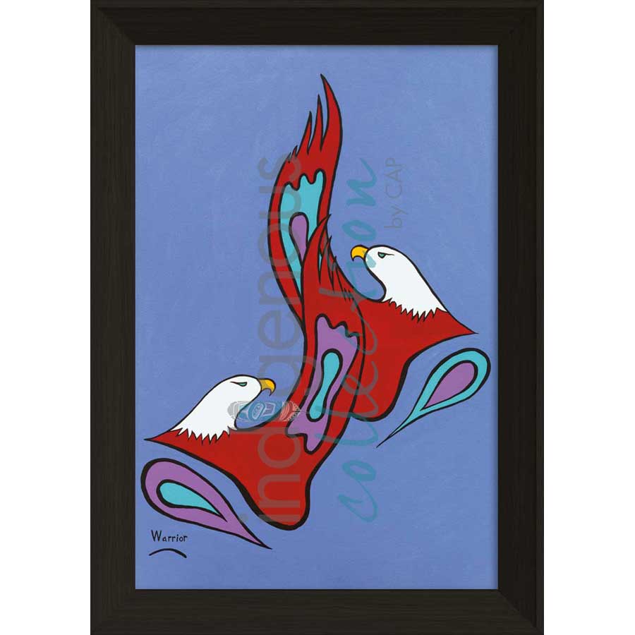 Two Eagles by artist Lorne Julien - Mi'kmaq. Indigenous Collection