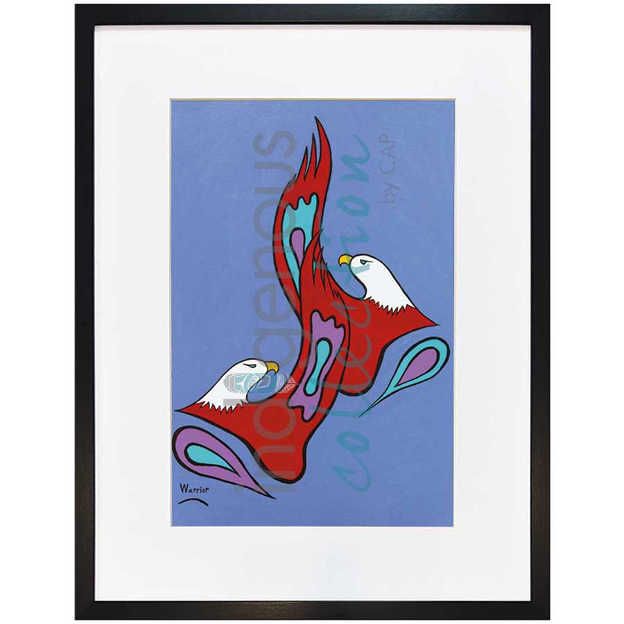 Two Eagles by artist Lorne Julien - Mi'kmaq. Indigenous Collection