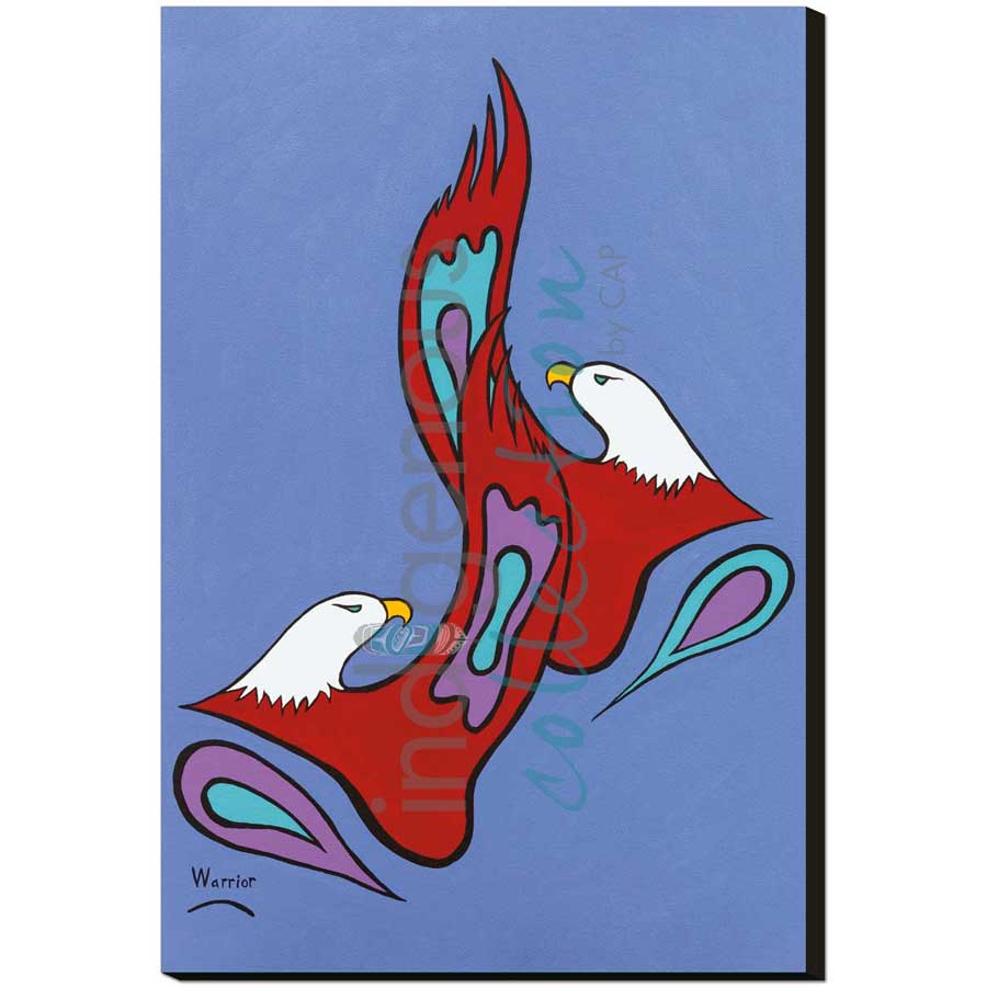 Two Eagles by artist Lorne Julien - Mi'kmaq. Indigenous Collection