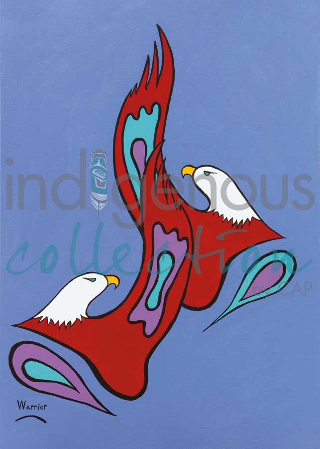 Two Eagles by artist Lorne Julien