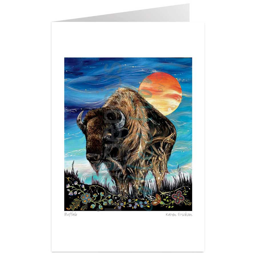 Buffalo by artist Karen Erickson