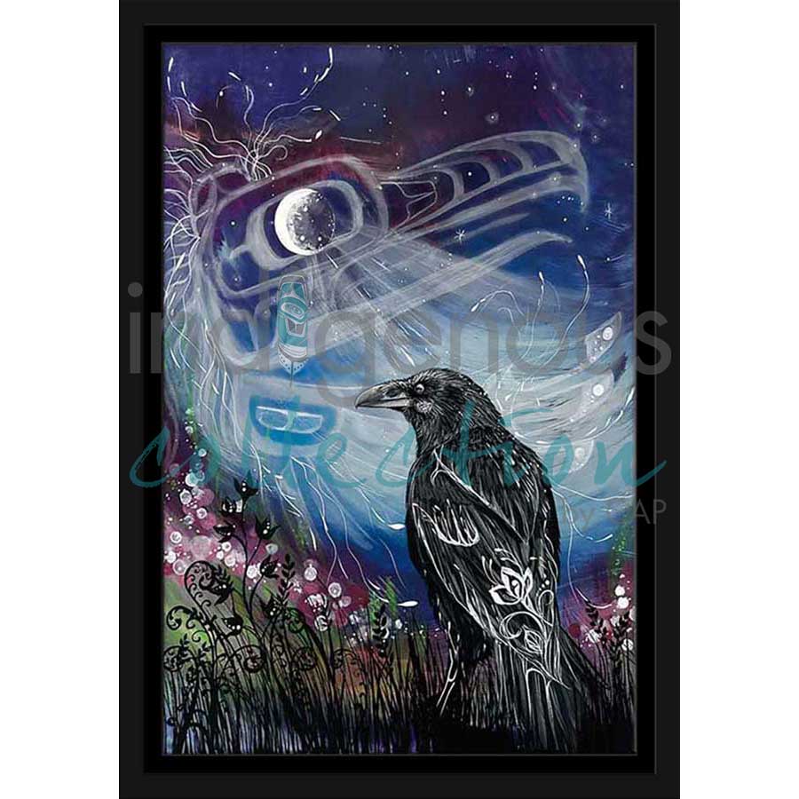 Midnight Whispers by artist Karen Erickson - Métis/Cree. Indigenous Collection