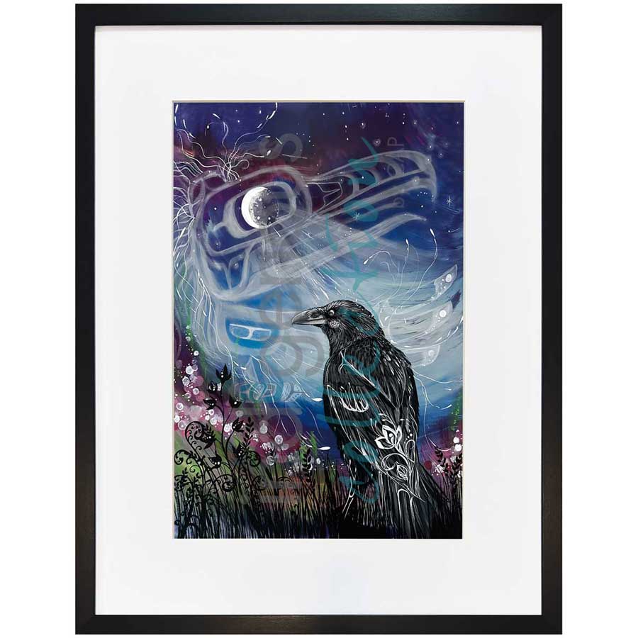 Midnight Whispers by artist Karen Erickson - Métis/Cree. Indigenous Collection