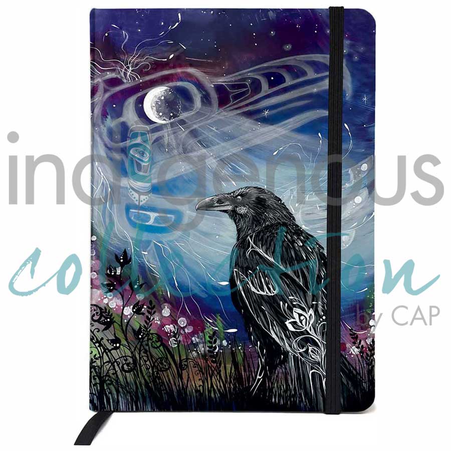 Midnight Whispers Journal by artist Karen Erickson. Indigenous Collection.