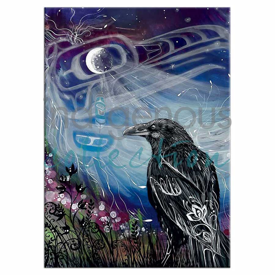 Midnight Whispers Magnets by artist Karen Erickson