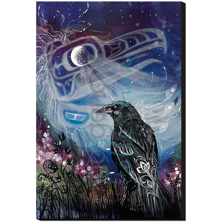 Midnight Whispers by artist Karen Erickson - Métis/Cree. Indigenous Collection