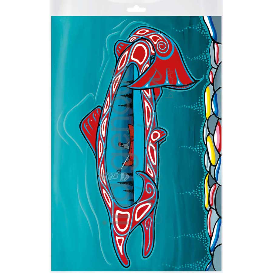 Big Salmon by artist Shianne Gould - Mi'kmaq. Indigenous Collection