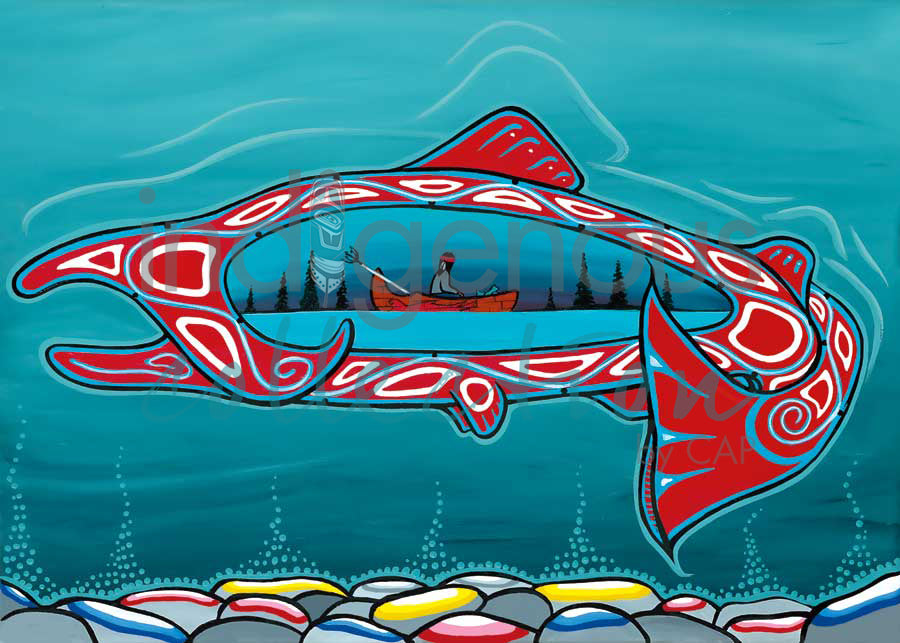 Big Salmon by artist Shianne Gould