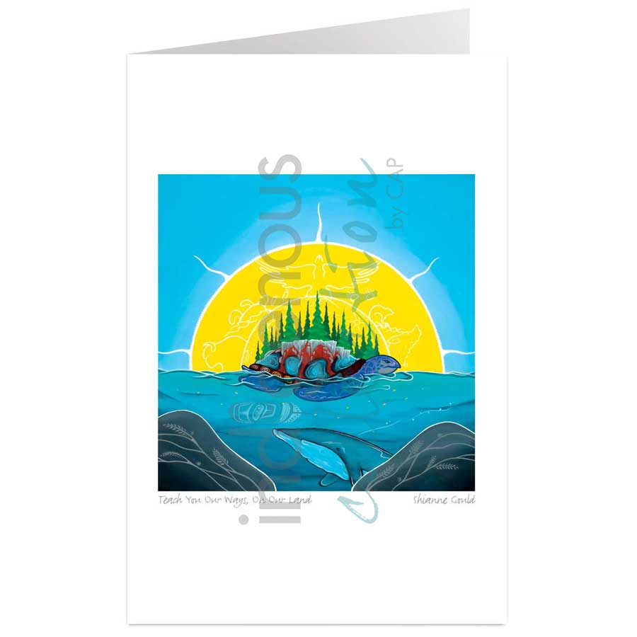 Teach You Our Ways, On Our Land by artist Shianne Gould