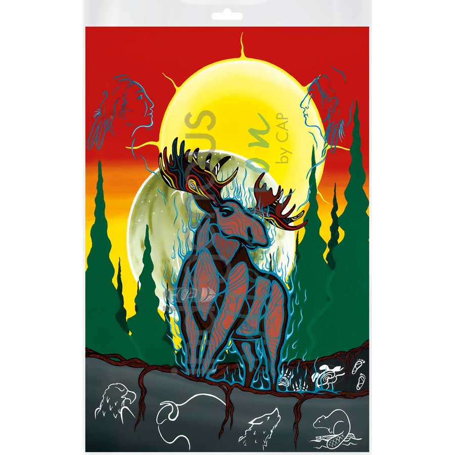 Our Spiritual Saviour by artist Shianne Gould - Mi'kmaq. Indigenous Collection