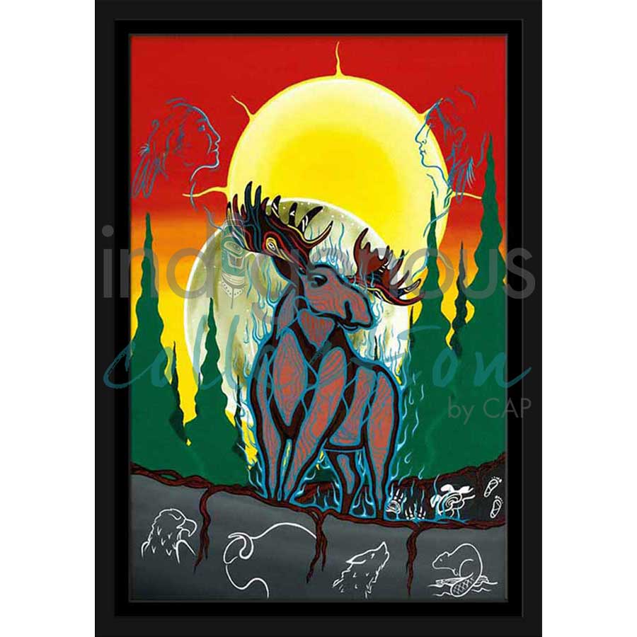 Our Spiritual Saviour by artist Shianne Gould - Mi'kmaq. Indigenous Collection