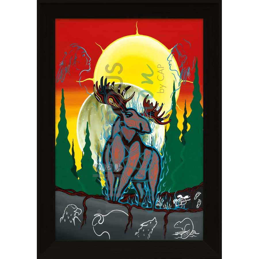 Our Spiritual Saviour by artist Shianne Gould - Mi'kmaq. Indigenous Collection