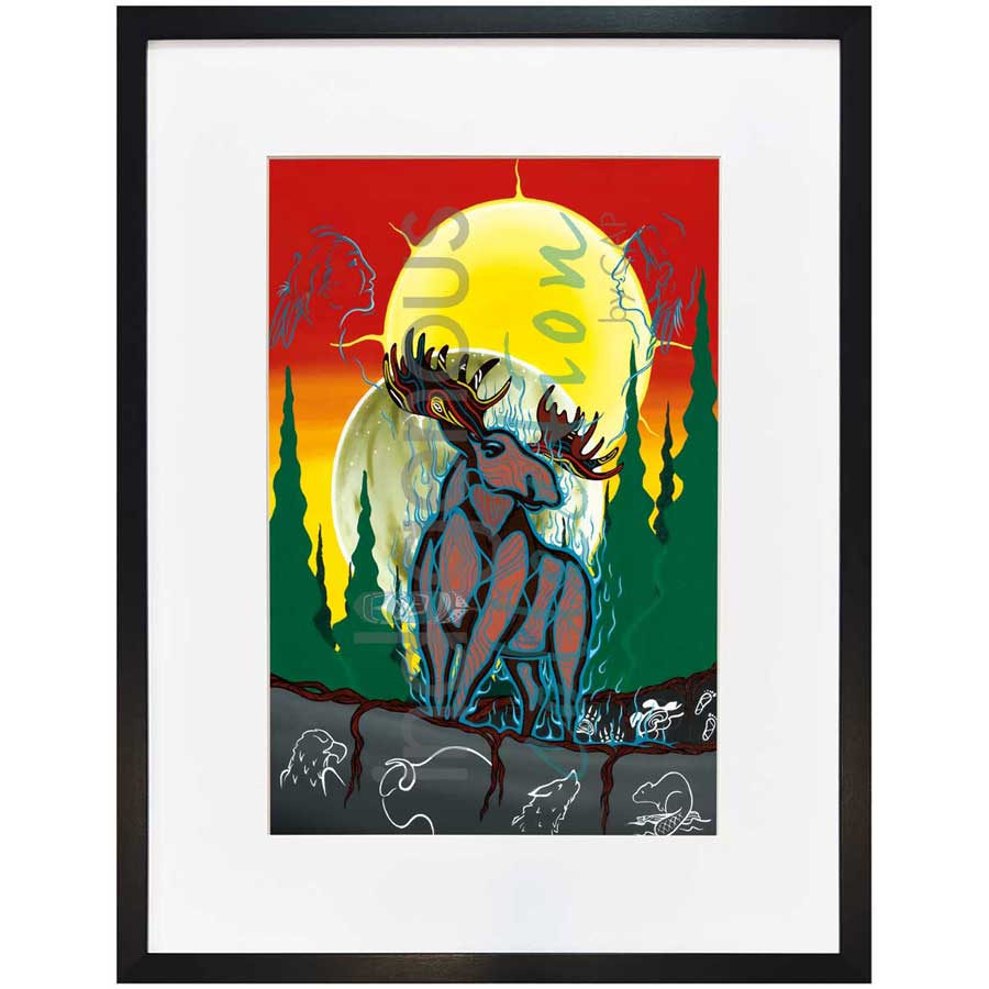 Our Spiritual Saviour by artist Shianne Gould - Mi'kmaq. Indigenous Collection