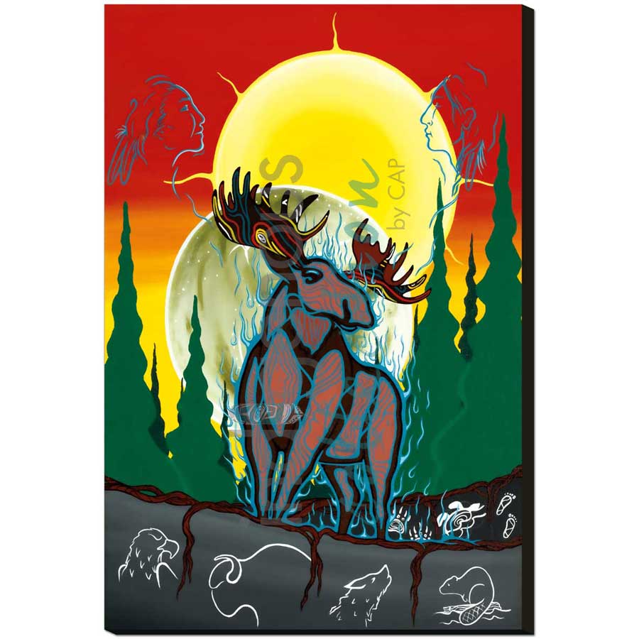 Our Spiritual Saviour by artist Shianne Gould - Mi'kmaq. Indigenous Collection